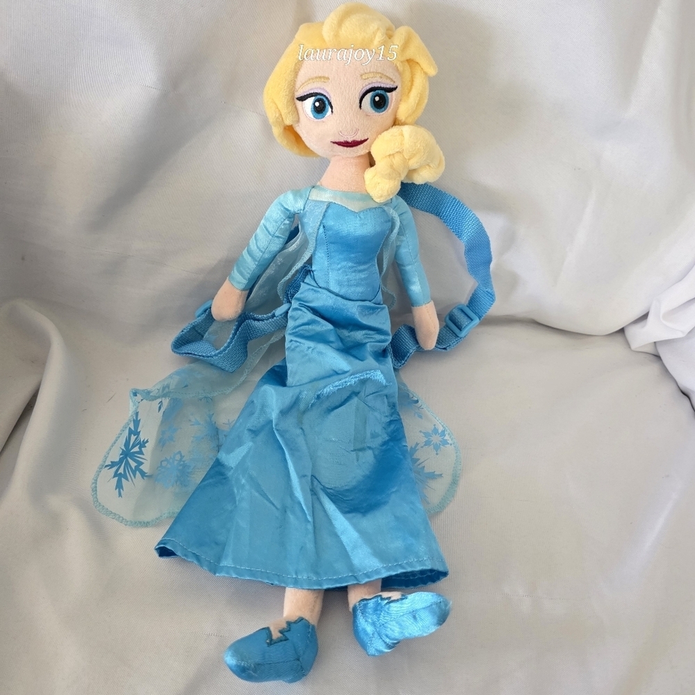 Disney Frozen Elsa Plush Doll Backpack Toy Ruz 17 Inch 2014